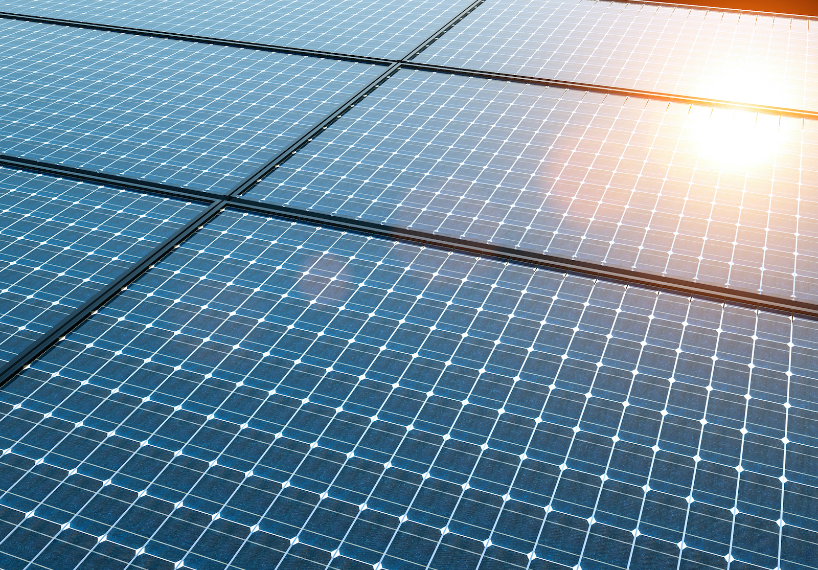 illustration of a modern perovskite high performance solar cell module for high efficient photon recycling