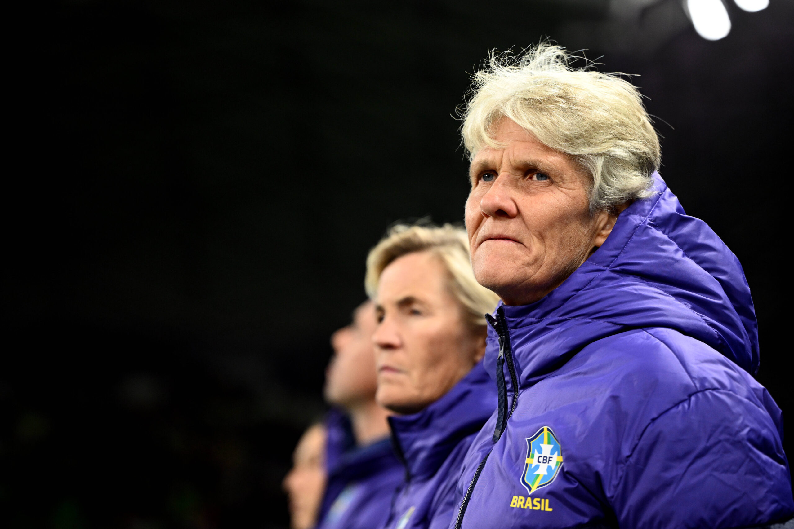 WWC23 JAMAICA BRAZIL, Brazil s coach Pia Sundhage during the FIFA Women s World Cup 2023 soccer match between Jamaica an