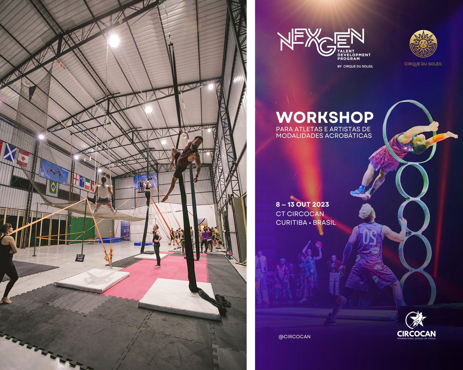 Cirque du Soleil e Circocan fazem Workshop de Desenvolvimento de Talentos