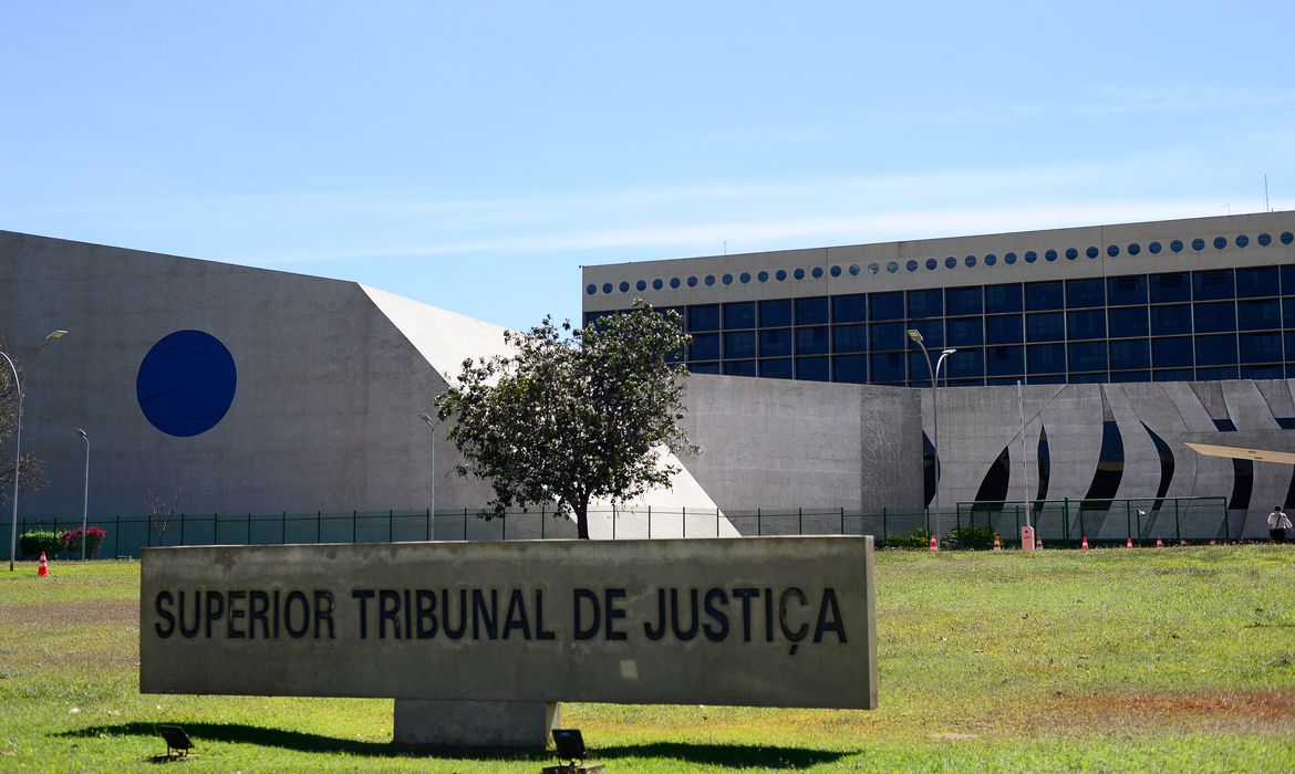 Fachada do edifício sede do  Superior Tribunal de Justiça (STJ)