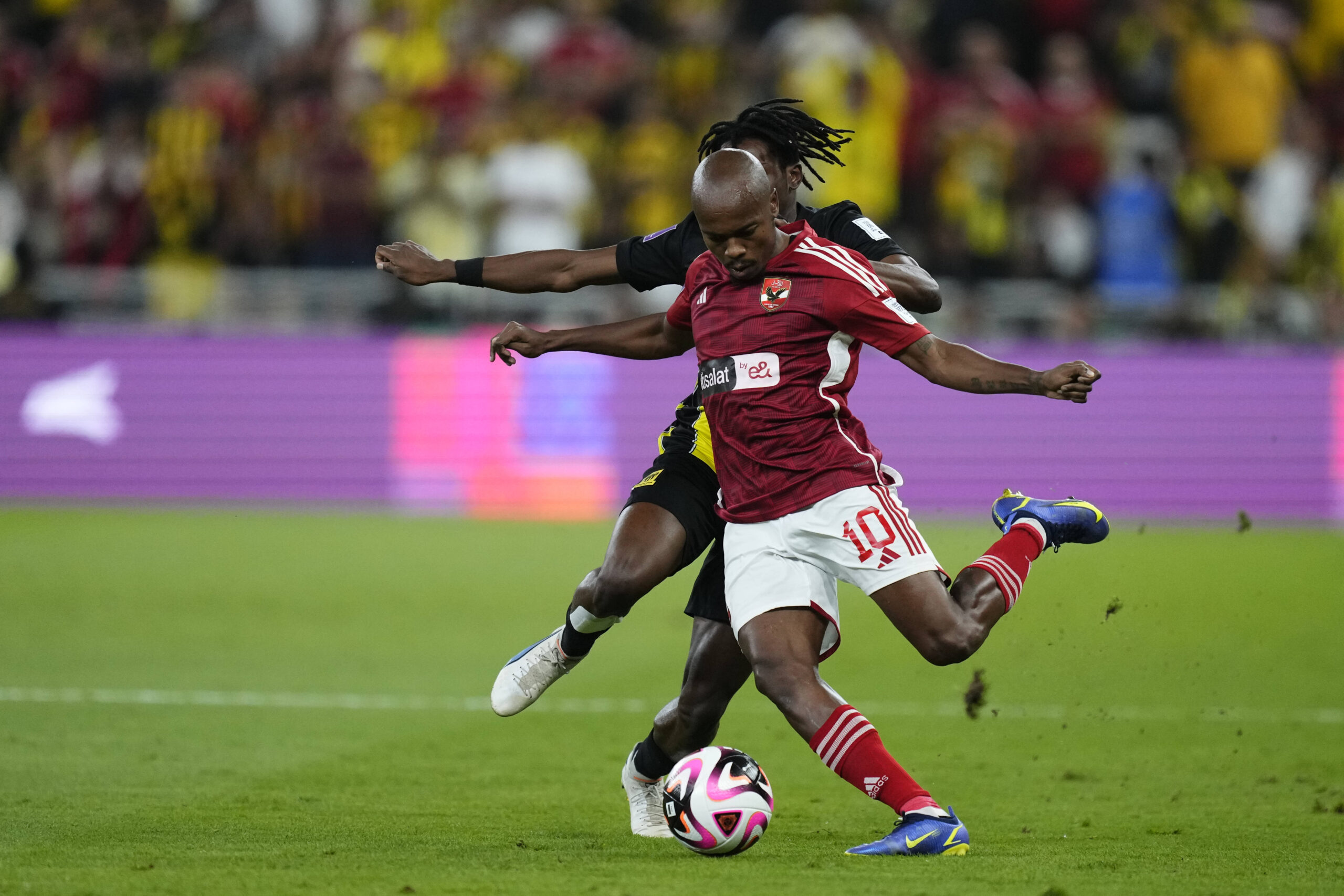 Al Ahly FC v Al Ittihad FC - FIFA Club World Cup Saudi Arabia 2023 Percy Tau right winger of Al Ahly and South Africa an